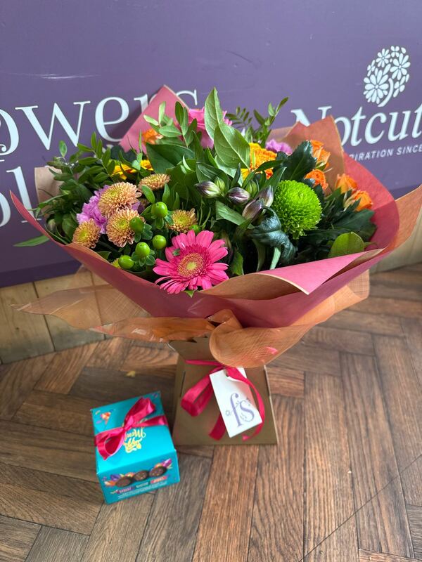 Flowers delivered to customer