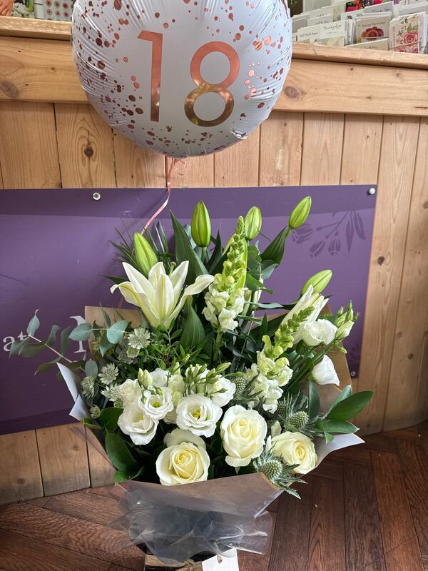 Flowers delivered to customer