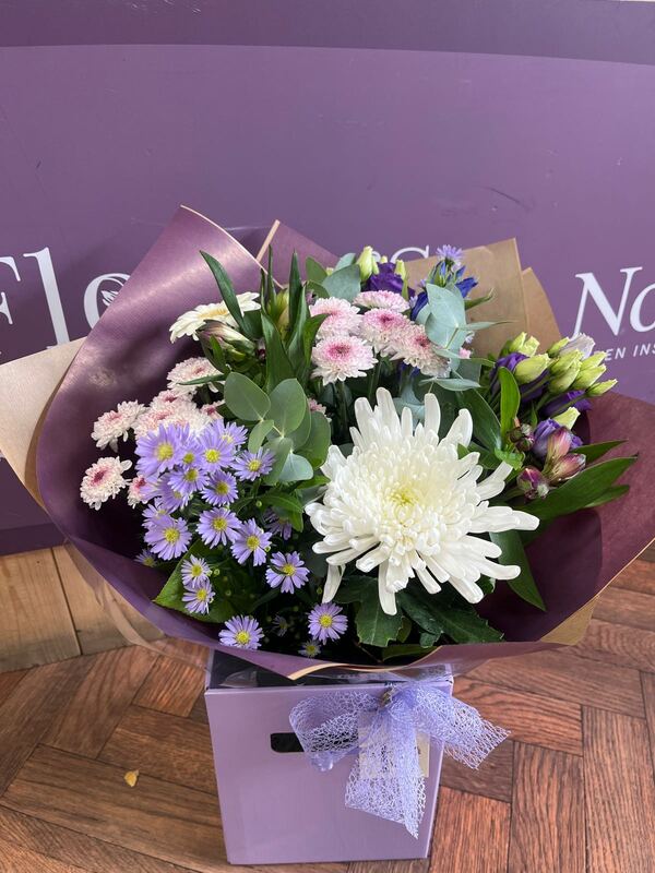 Flowers delivered to customer