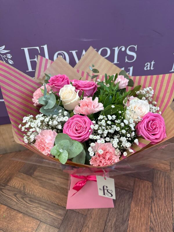 Flowers delivered to customer