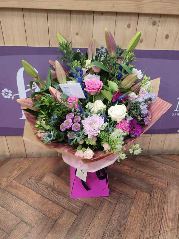 Flowers delivered to customer
