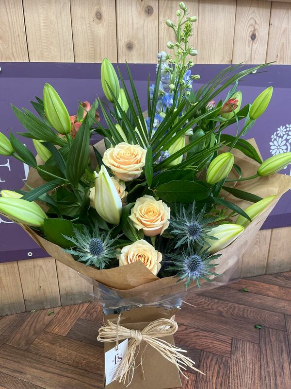 Flowers delivered to customer