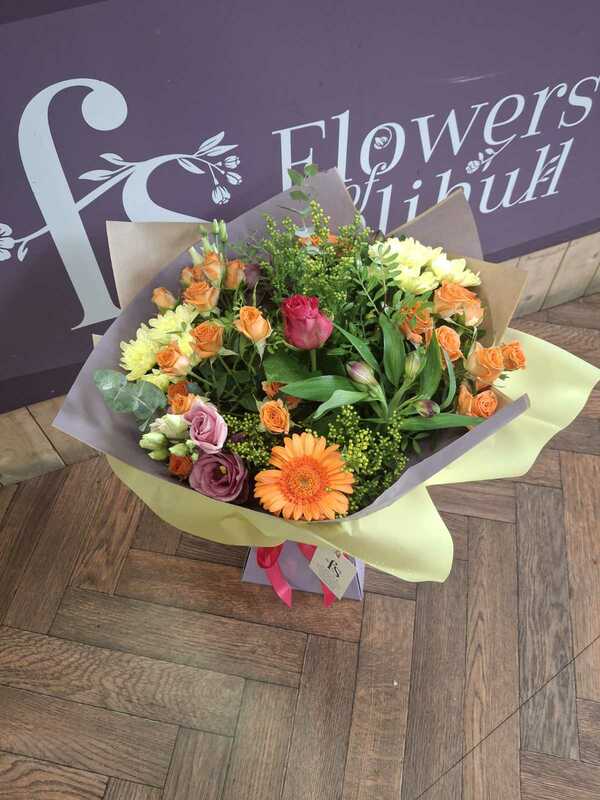 Flowers delivered to customer