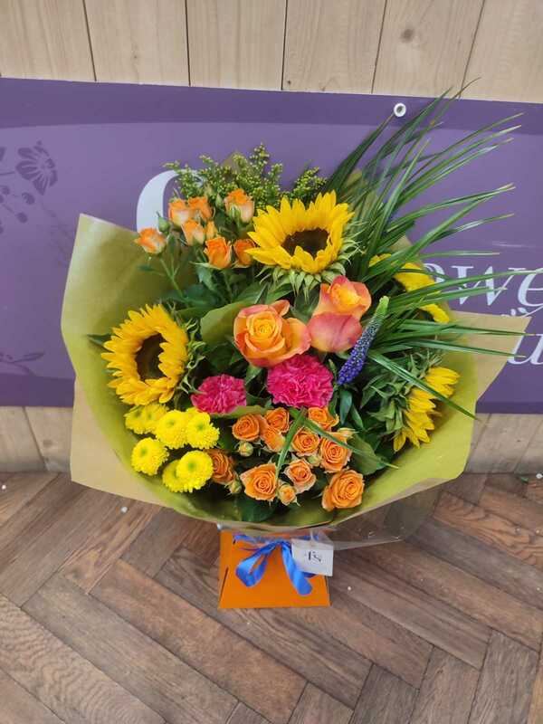 Flowers delivered to customer