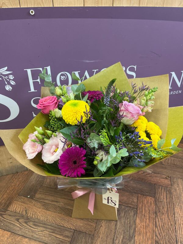 Flowers delivered to customer