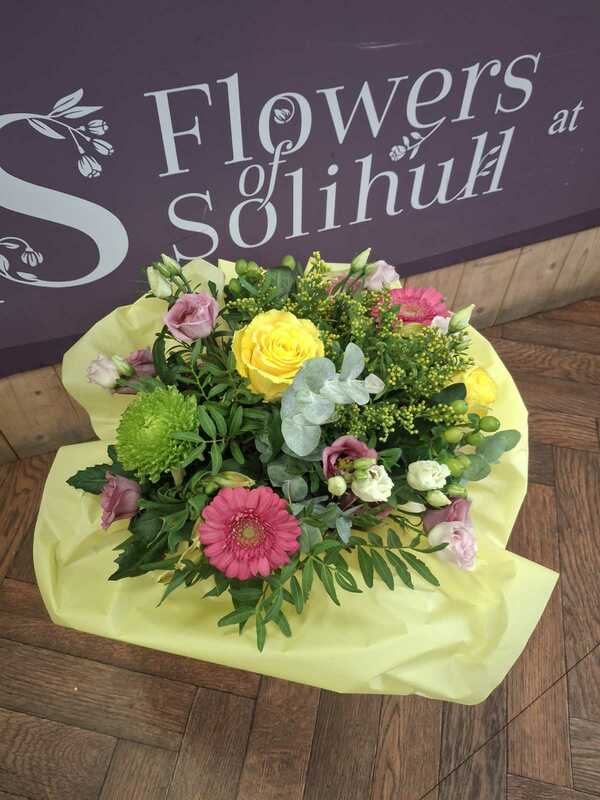 Flowers delivered to customer
