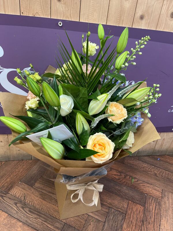 Flowers delivered to customer