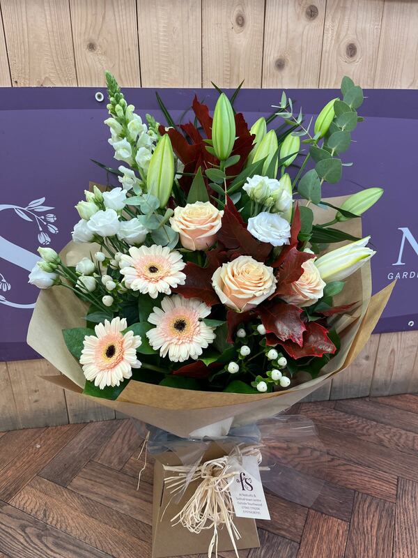 Flowers delivered to customer