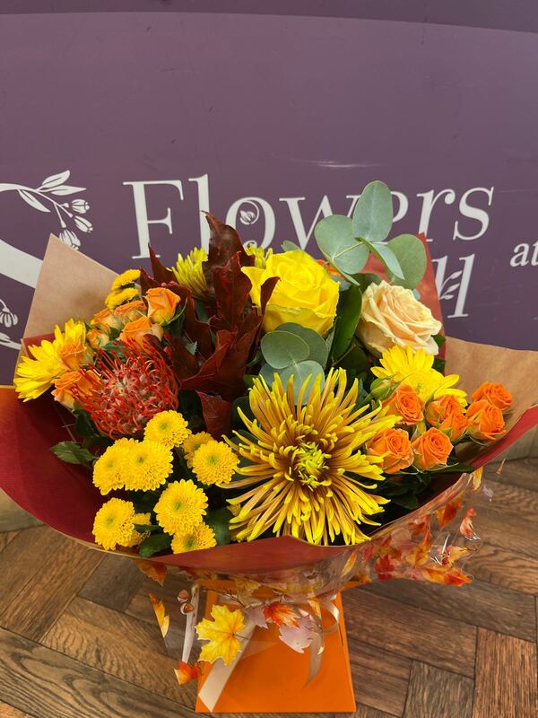 Flowers delivered to customer