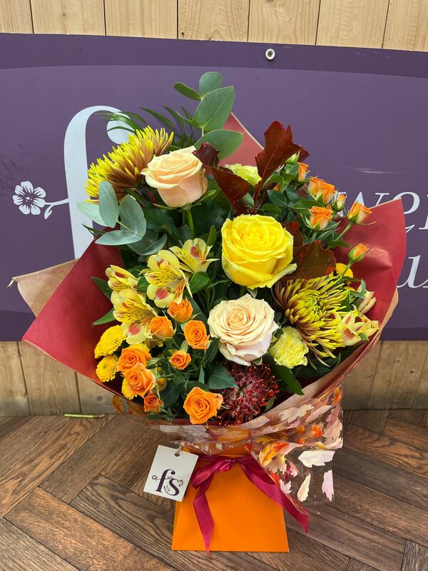Flowers delivered to customer