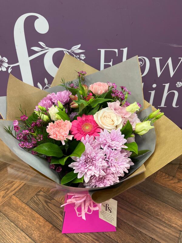Flowers delivered to customer