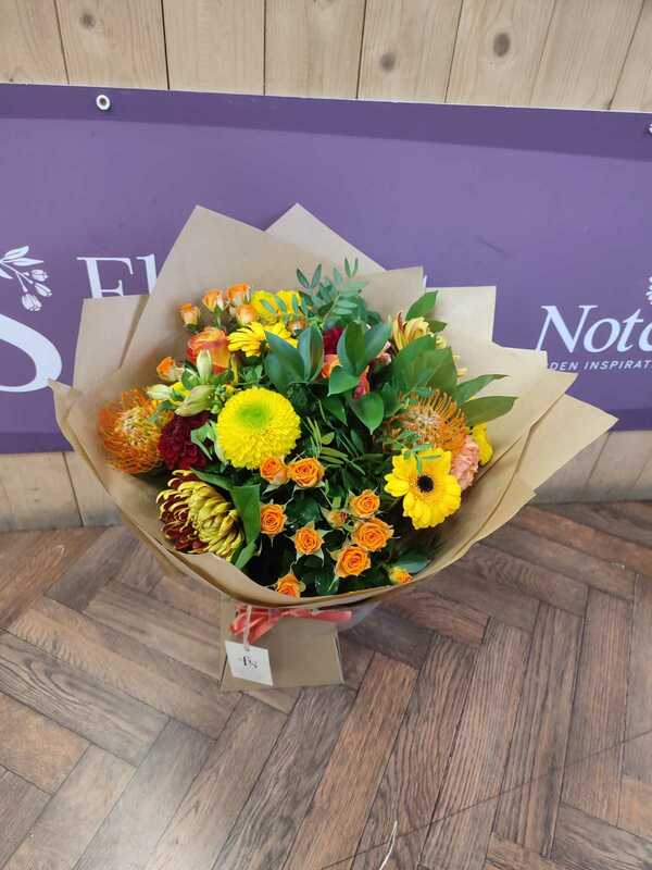 Flowers delivered to customer