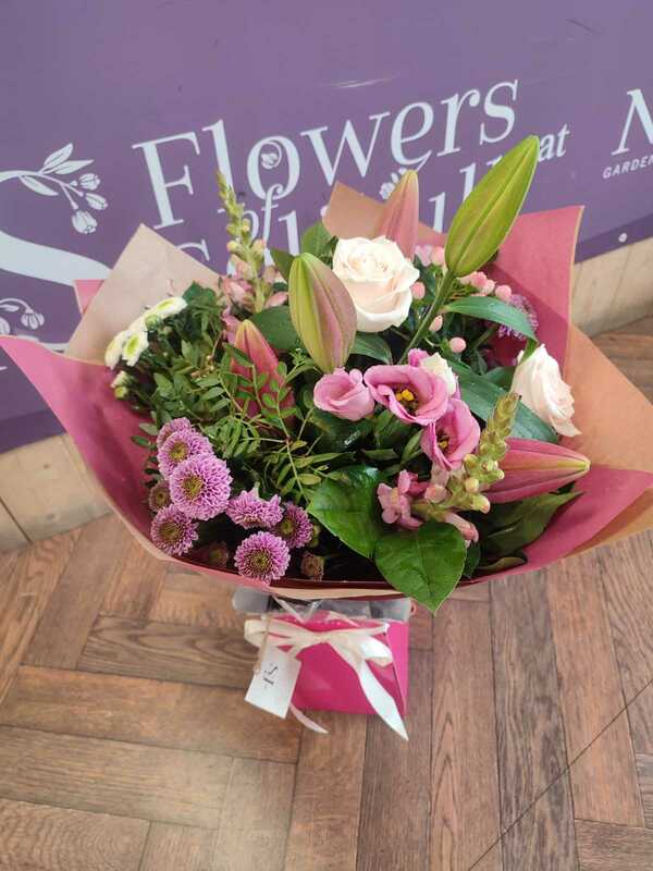 Flowers delivered to customer
