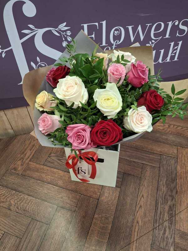 Flowers delivered to customer