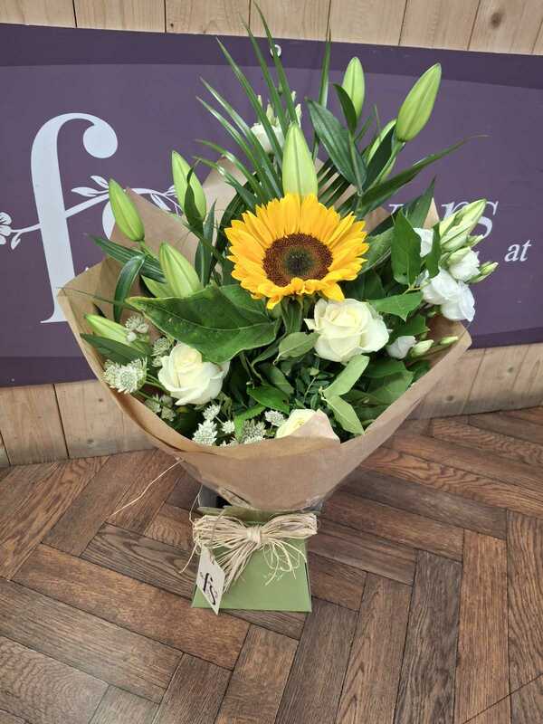 Flowers delivered to customer