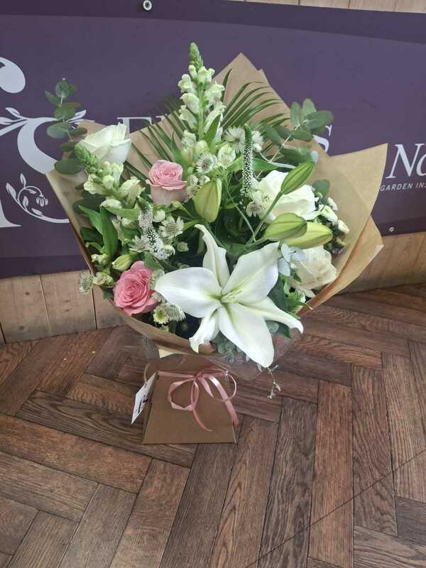 Flowers delivered to customer