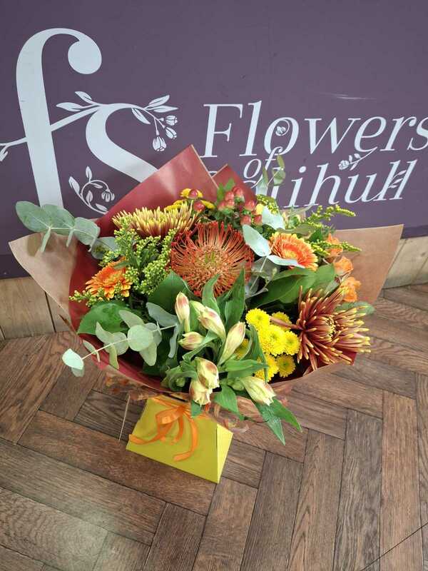 Flowers delivered to customer