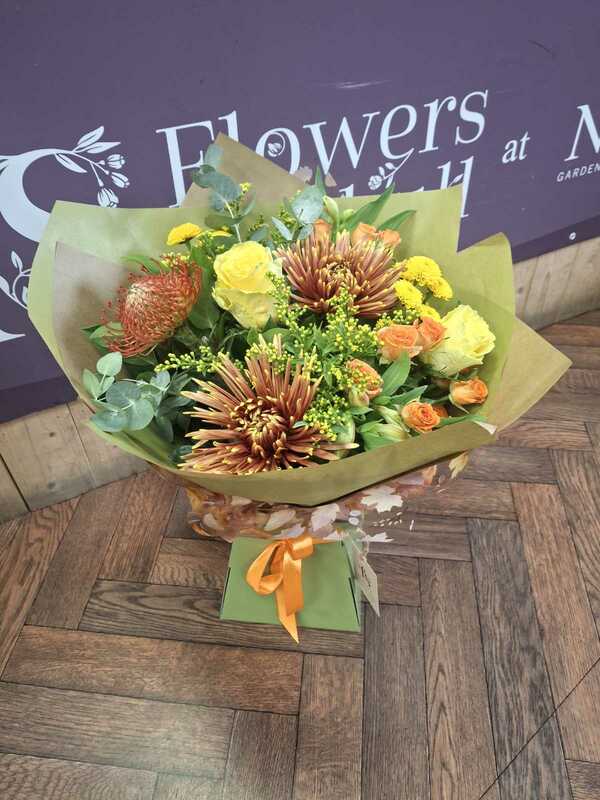 Flowers delivered to customer