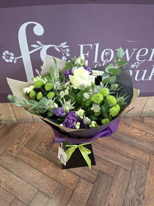 Flowers delivered to customer