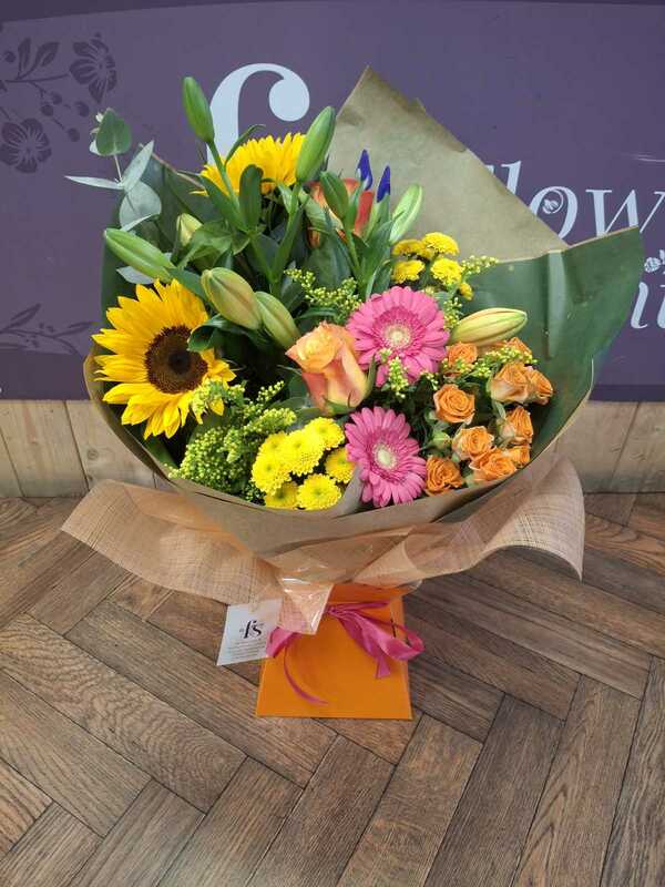 Flowers delivered to customer