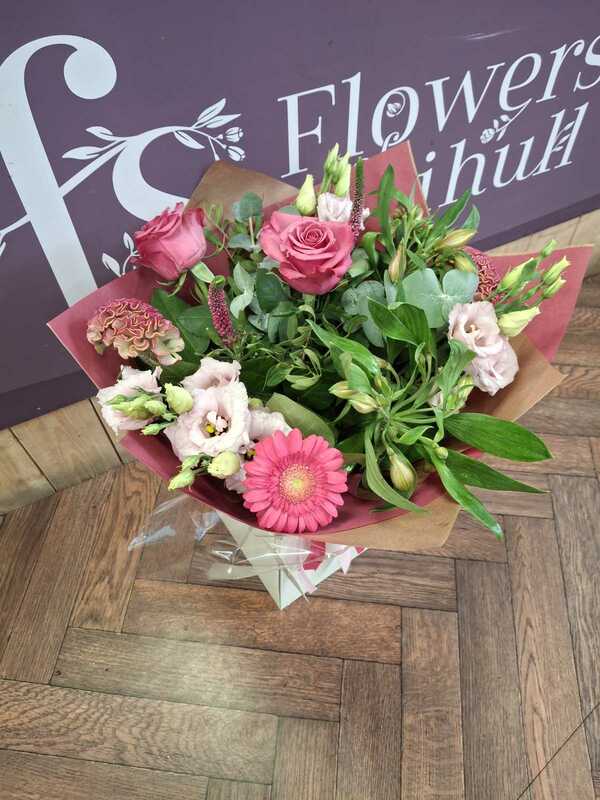 Flowers delivered to customer