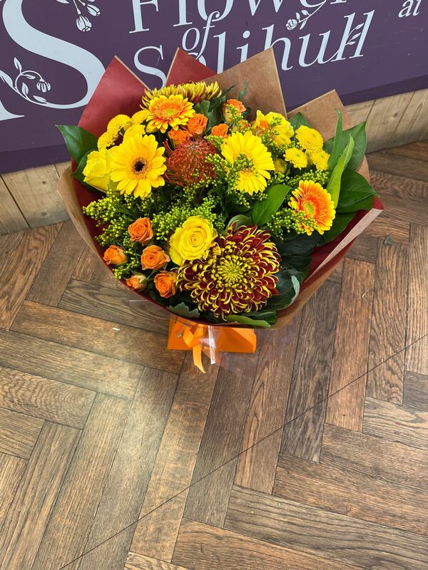 Flowers delivered to customer