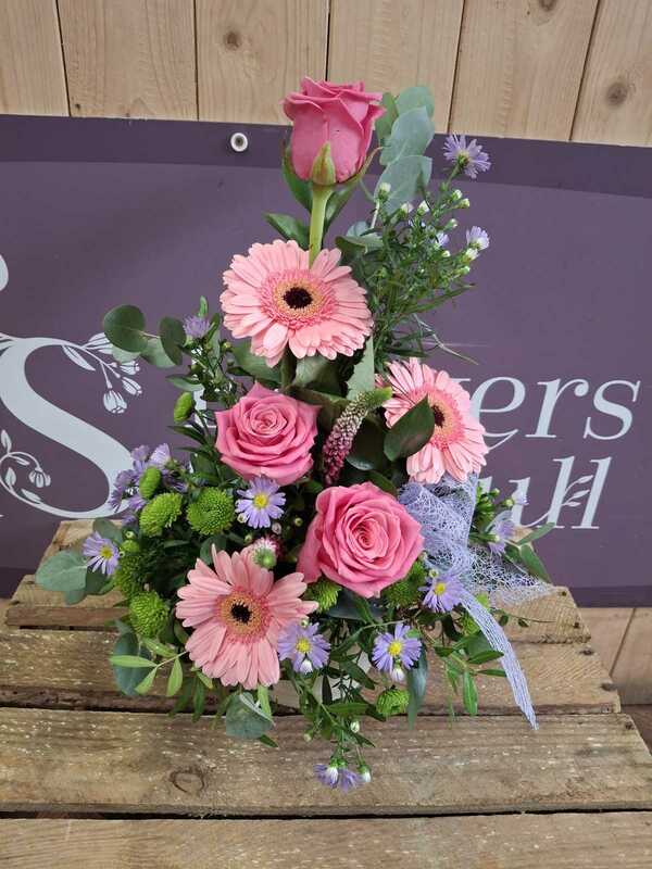 Flowers delivered to customer