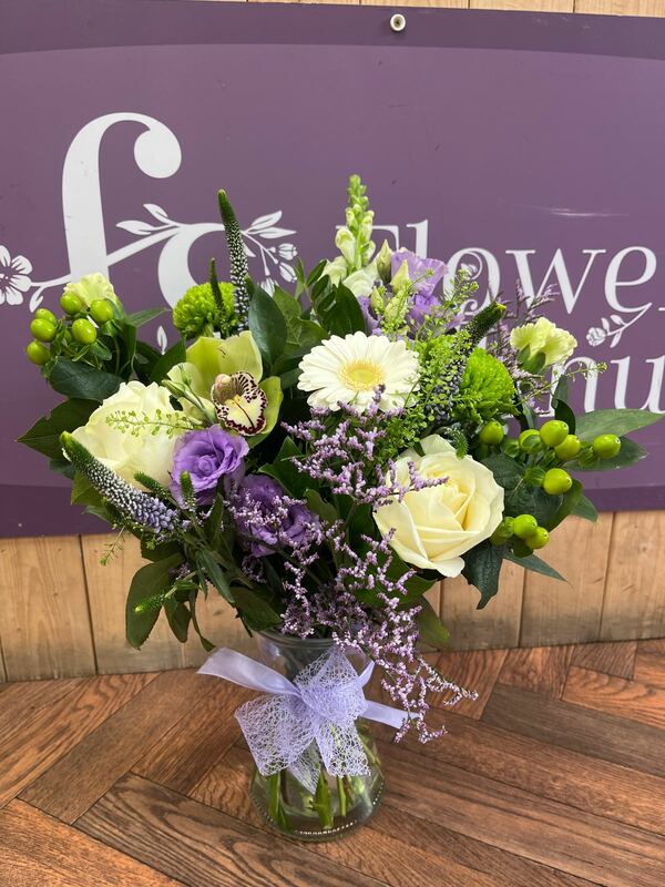 Flowers delivered to customer