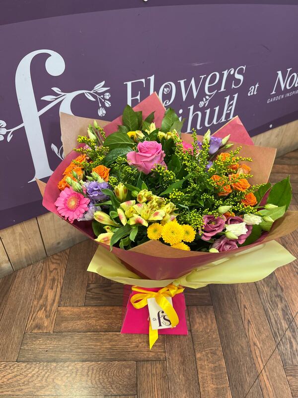 Flowers delivered to customer