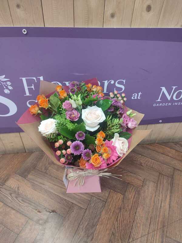 Flowers delivered to customer
