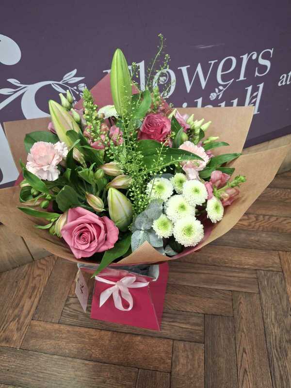 Flowers delivered to customer