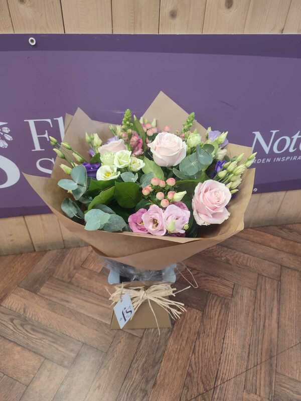Flowers delivered to customer