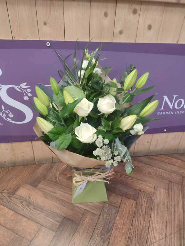 Flowers delivered to customer