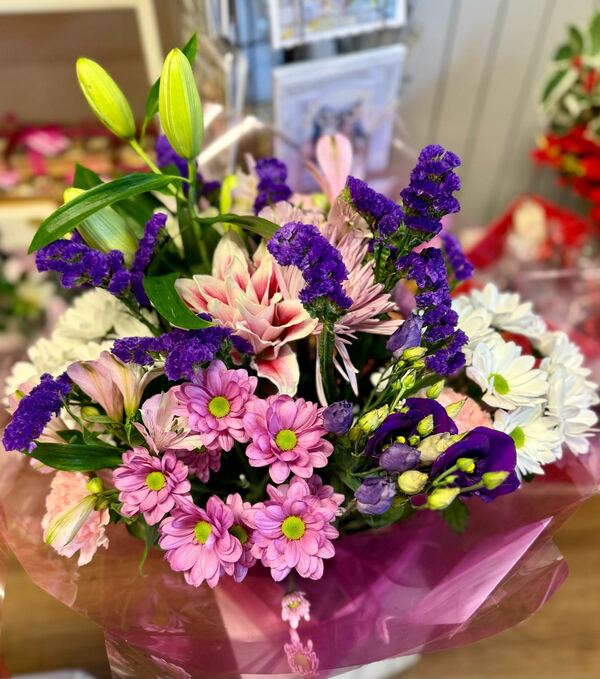 Flowers delivered to customer