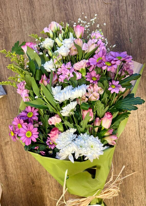 Flowers delivered to customer