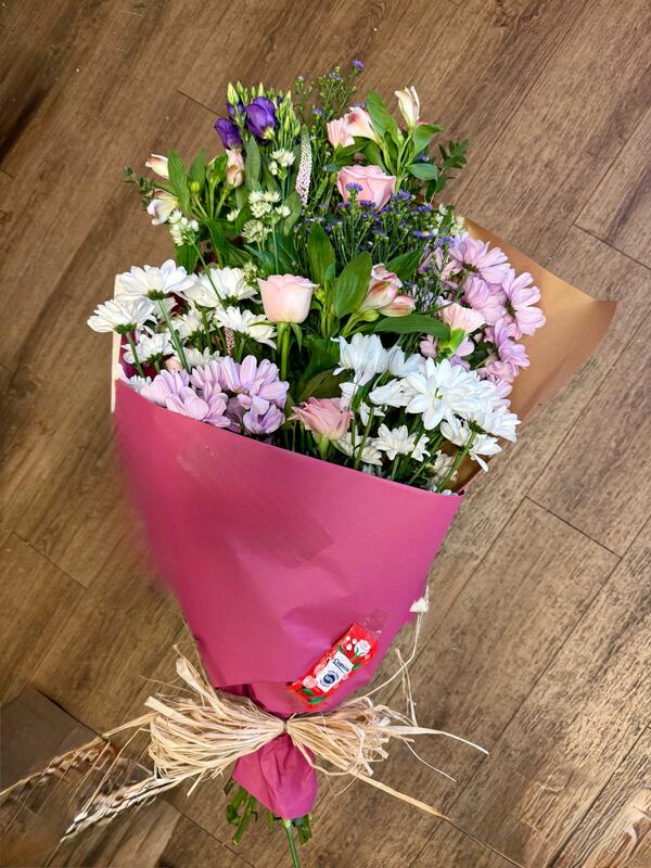 Flowers delivered to customer