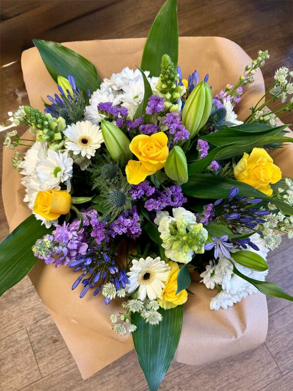 Flowers delivered to customer
