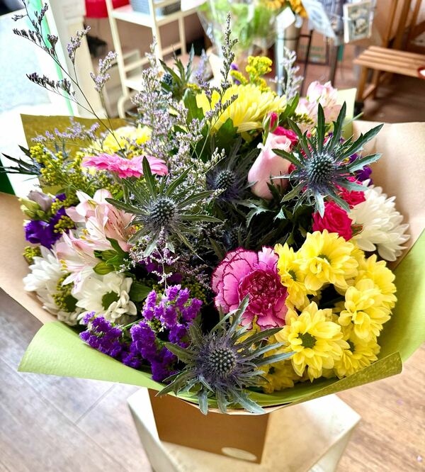 Flowers delivered to customer