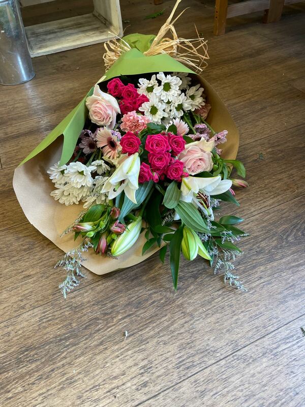 Flowers delivered to customer