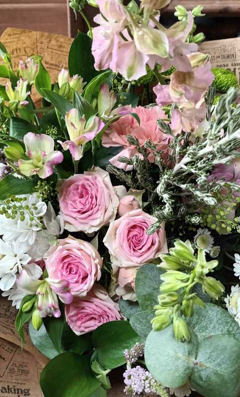 Flowers delivered to customer