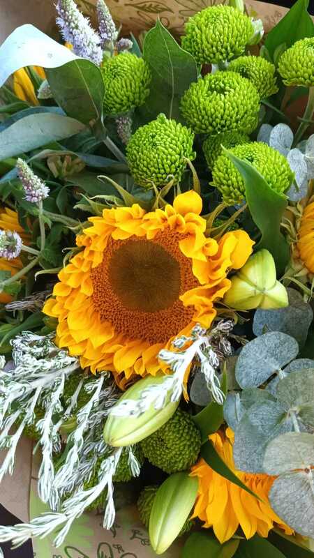 Flowers delivered to customer