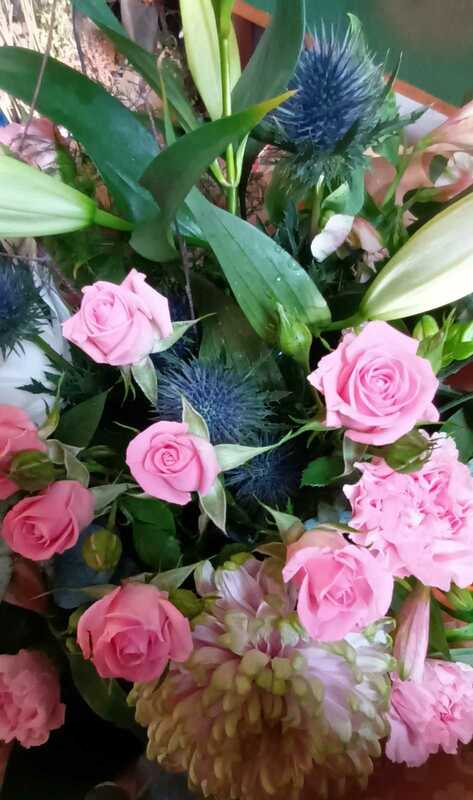 Flowers delivered to customer