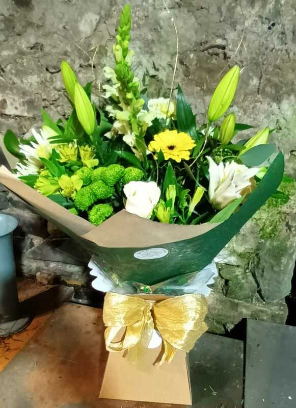 Flowers delivered to customer