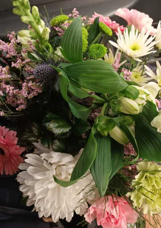 Flowers delivered to customer