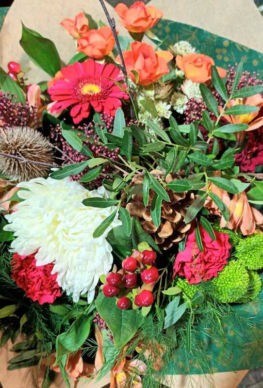 Flowers delivered to customer