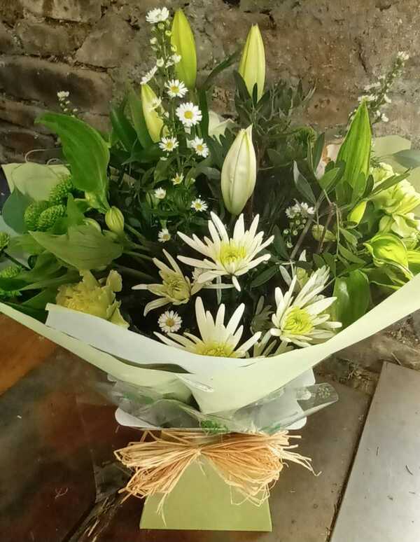 Flowers delivered to customer