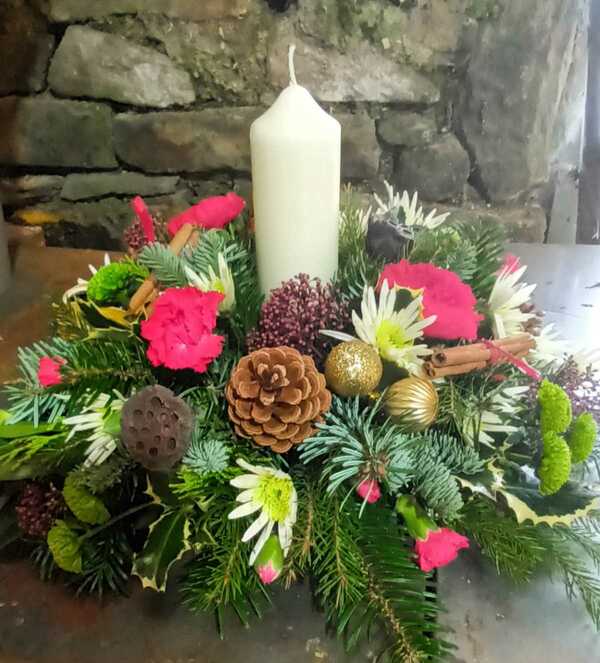 Flowers delivered to customer