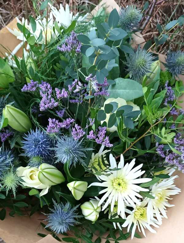 Flowers delivered to customer