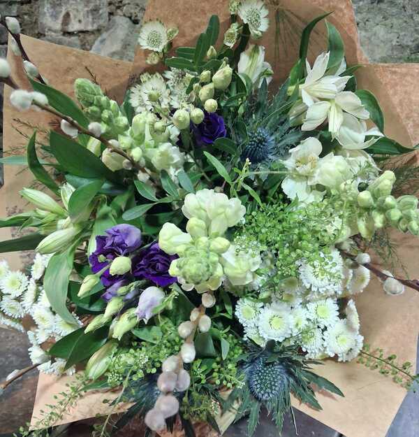 Flowers delivered to customer