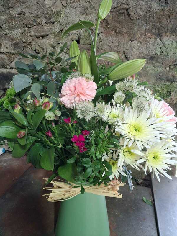Flowers delivered to customer